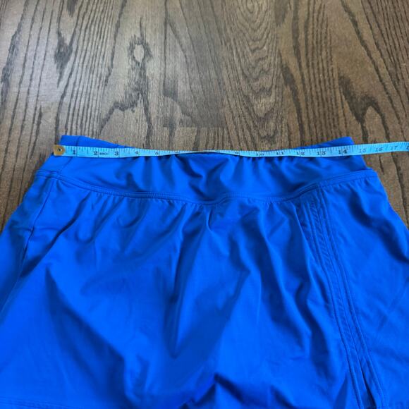 Lands End Womens Solid Royal Blue Swim Skirt Attached Brief Suit Bottom Size 10 - Picture 8 of 8